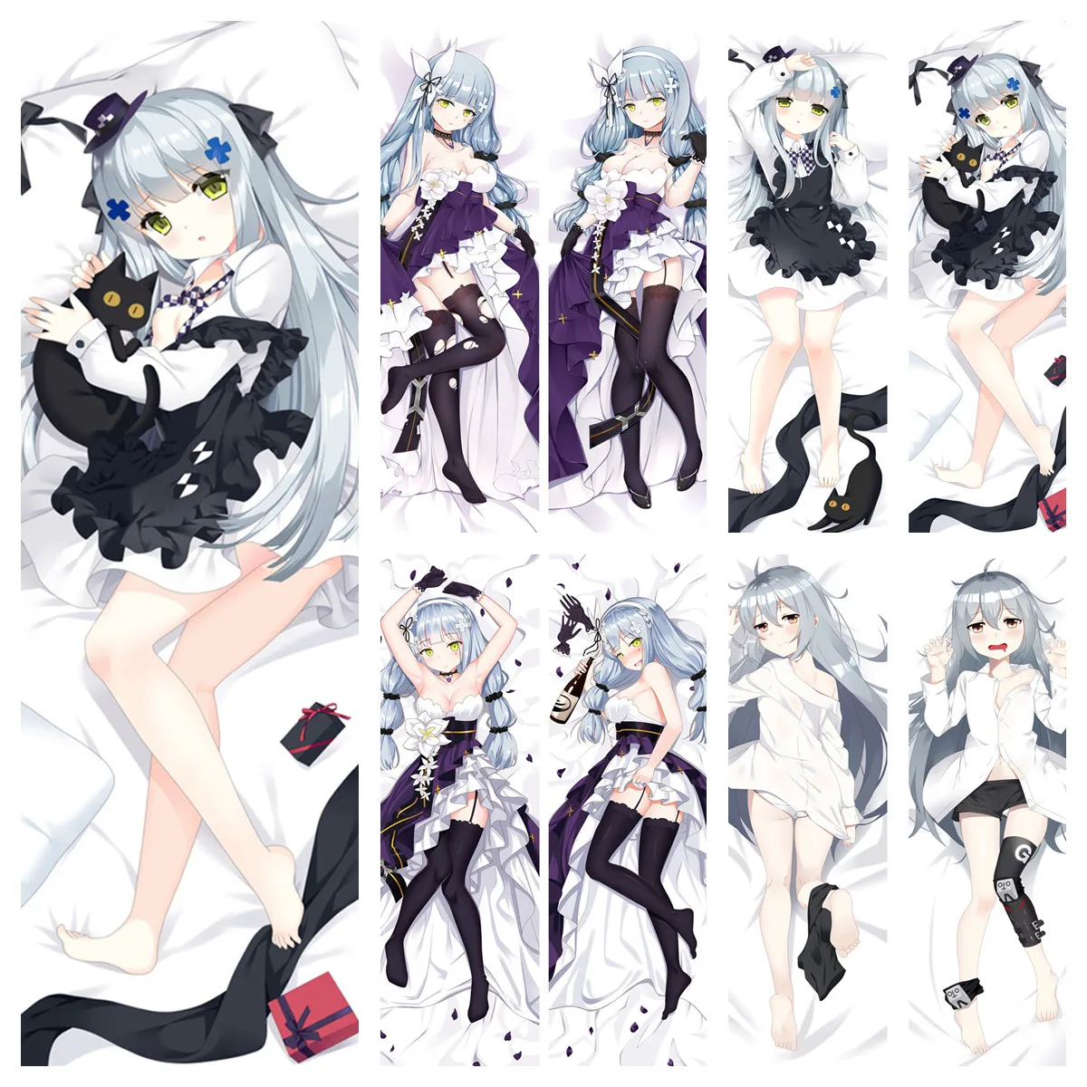 

Cosplay Dakimakura Anime Girls Frontline HK416 Body Decorative DIY Customized Cushion Pillowcase Hugging Pillow Cover Case