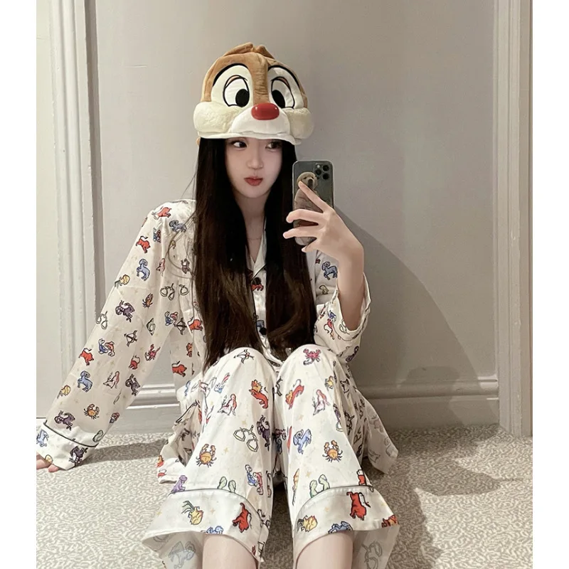 Высококачественный стильный повседневный женский пижамный комплект с героями