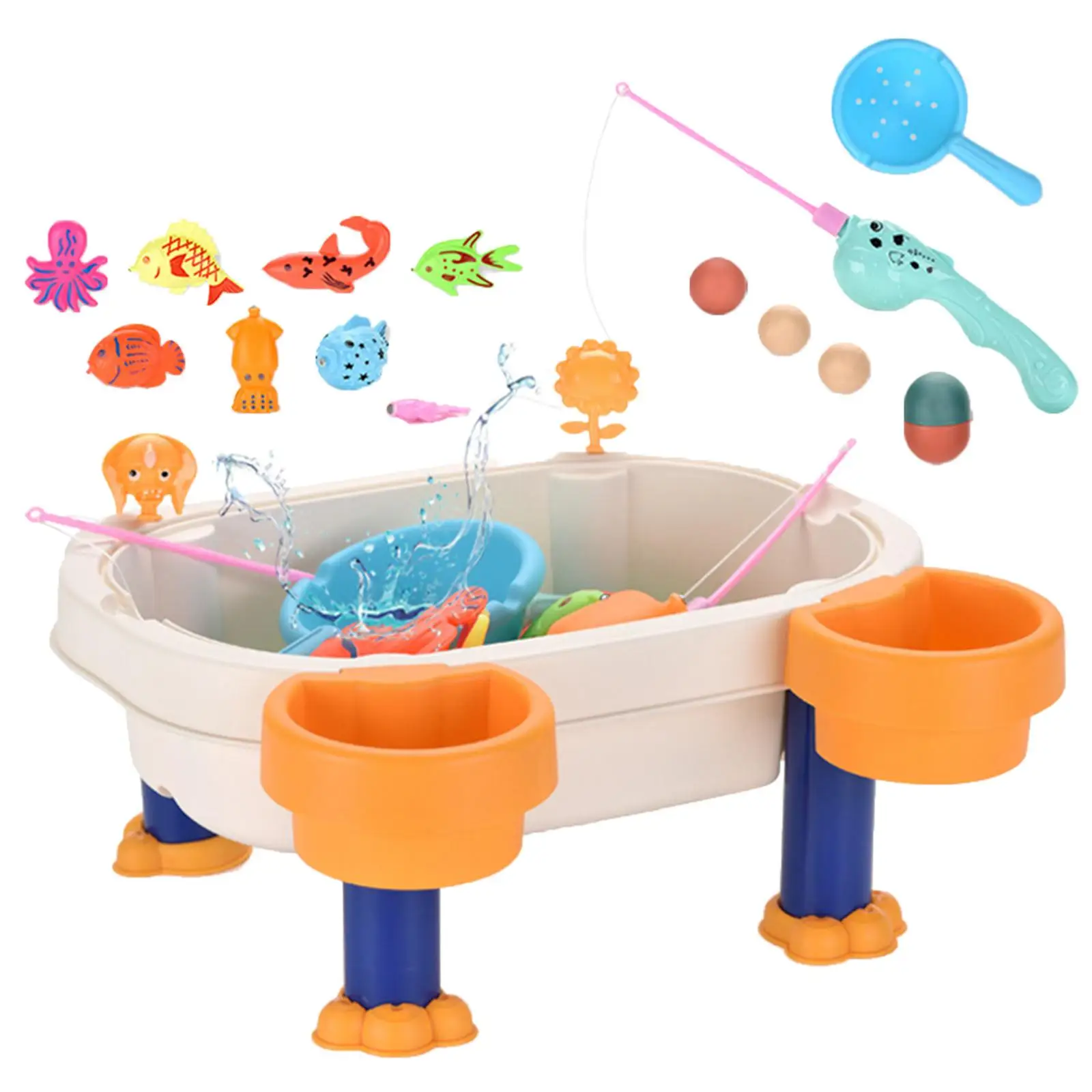 

Funny Fishing Table Toys Sand Early Education Toy Set Gift for Kids