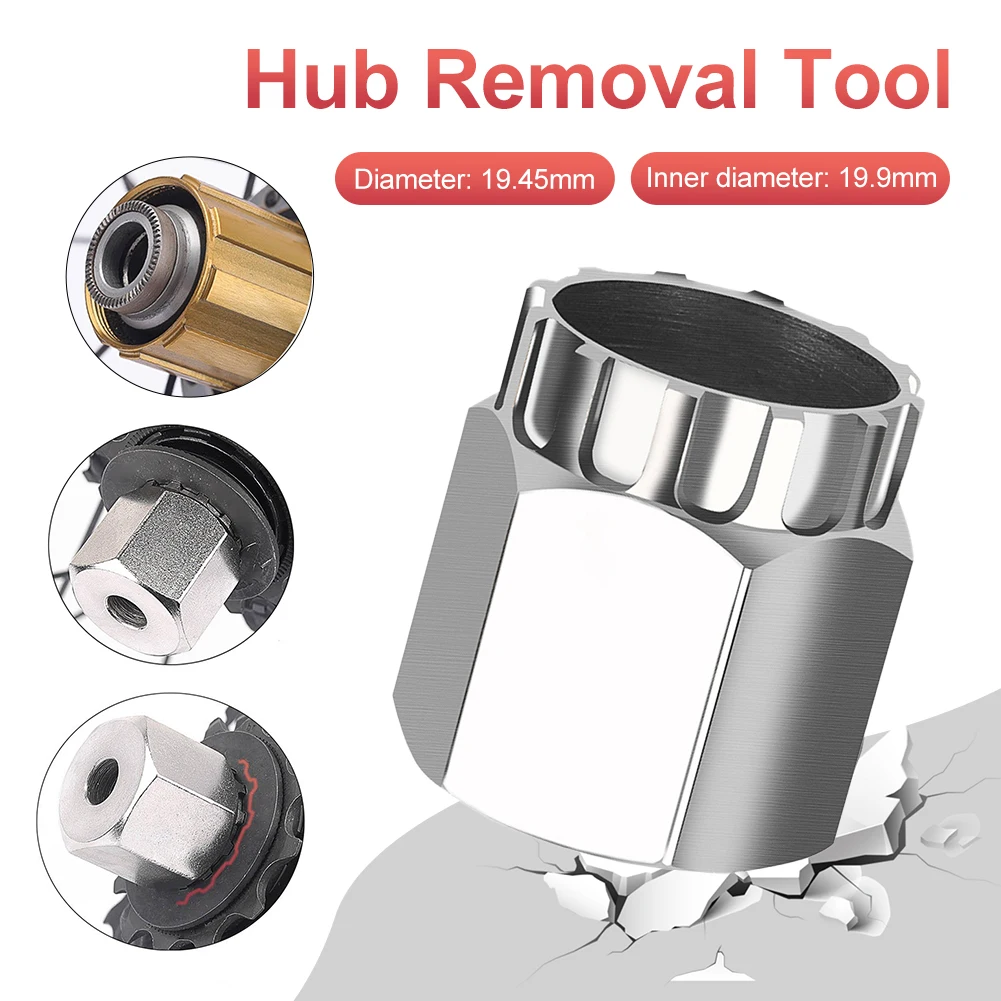 

Bike Hub Tool Lockring Tool Mountain Bike Road Bike Sprocket Removal Tool for Freewheel Cassette Remover Bicycle Accessories