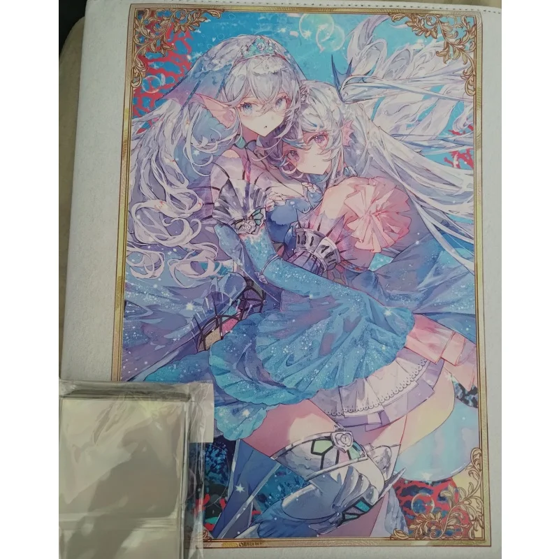 Фото 600x350 мм Yu-Gi-Oh! Коллекционный альбом для карт Tearlaments Scheiren TCG YGO, кожаный, на 9 ячеек, для хранения игровых карт Tearlaments Merrli №2