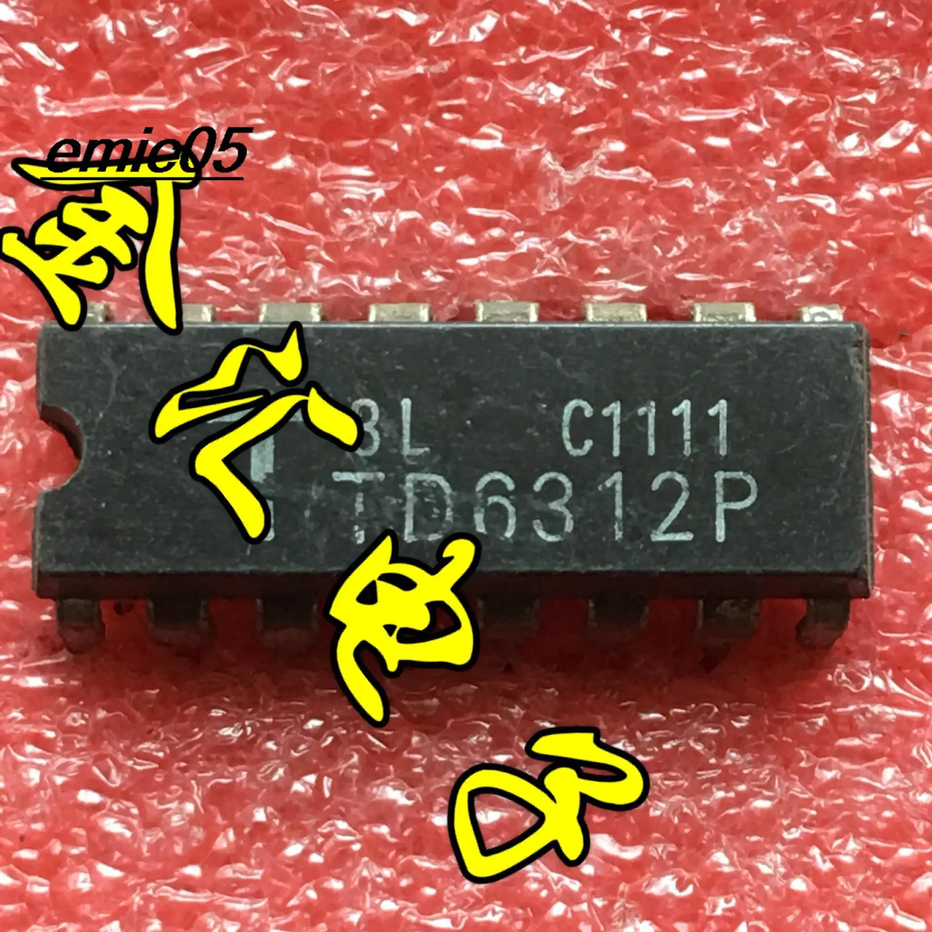 5 шт. Оригинальный запас TD6312P DIP16