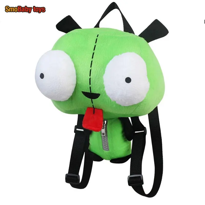 

Alien Invader Zim 3D Eyes Robot Gir Cute Plush Backpack Bag Horror Plushs Doll Xmas Gift For Children