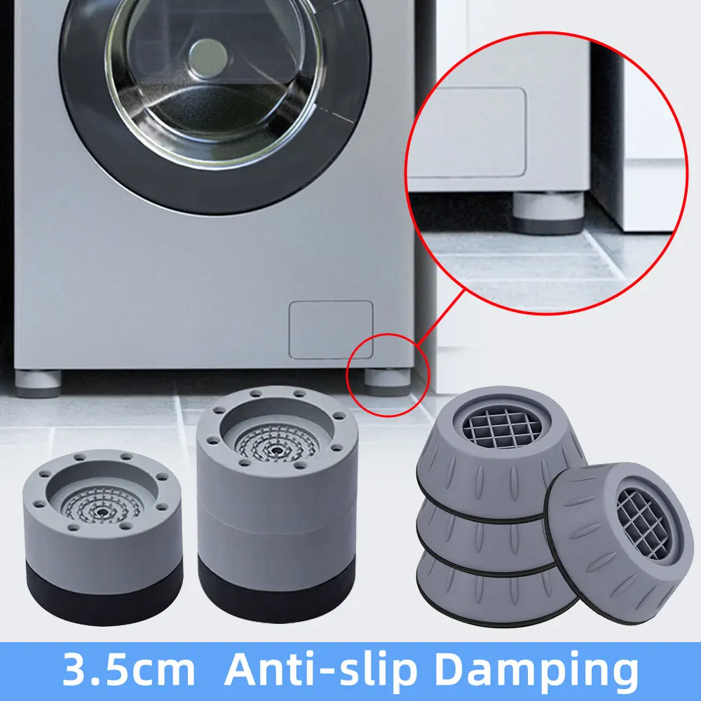 

4 pes de borracha da maquina de lavar das almofadas da vibracao dos pces anti esteira dos pes da almofada anti-vibracao
