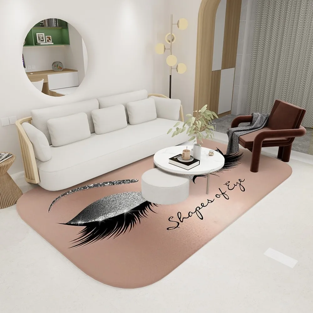 

Розовое золото подводка для глаз, оригинальное нескользящее Впитывающее банное одеяло, напольный коврик для йоги, мягкий коврик для входной двери