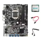Материнская плата для майнинга B75 ETH + процессор G540 + кабель 2xsata LGA1155 8xpcie USB адаптер MSATA DDR3 B75 USB BTC материнская плата для майнинга