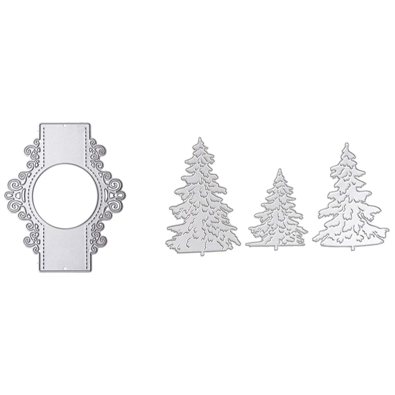 

4 шт., штамповочные трафареты для скрапбукинга