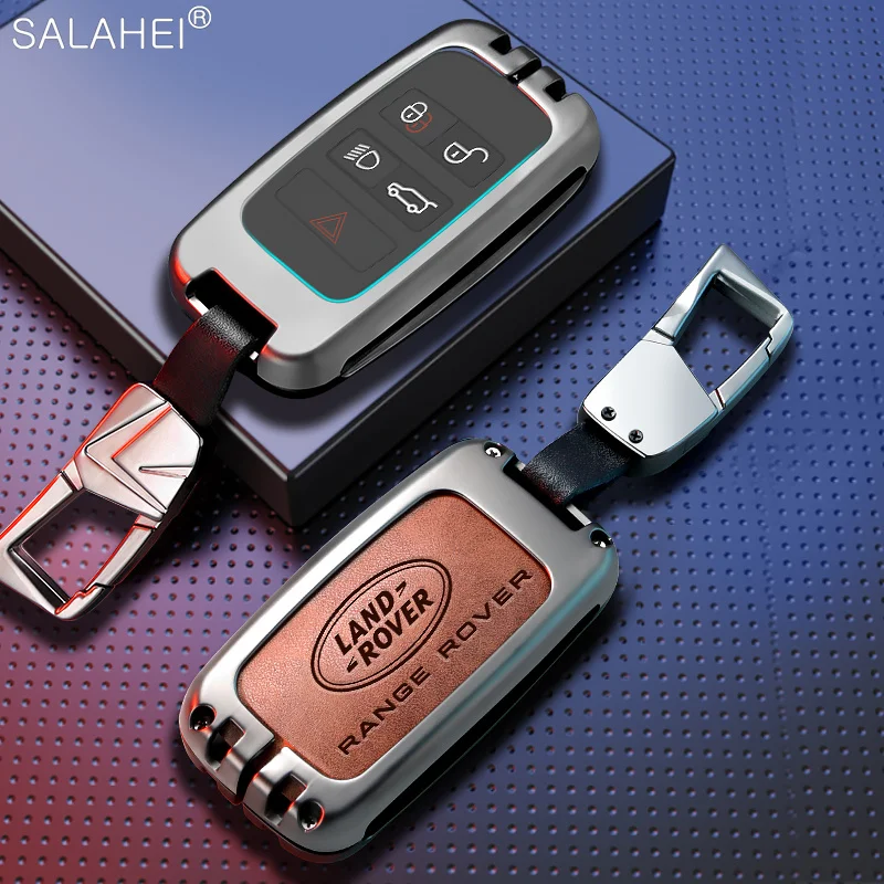 

Car Key Fob Case Cover Shell Bag For Land Rover Range Rover Sport Evoque Freelander 2 Velar Discovery 4 Keychain Accessories