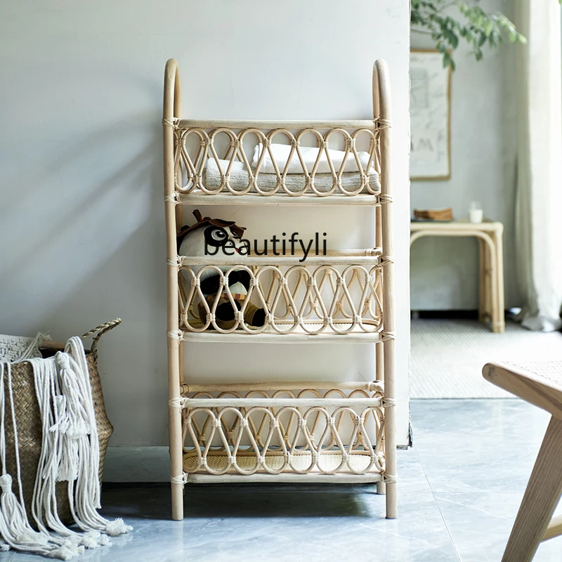 

CXH Modern Minimalist Floor Storage Rack Storage Rack Nordic Home Living Room Display Cabinet Rack