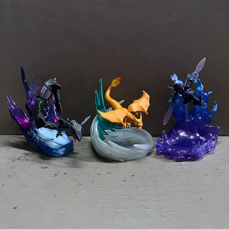 Фото Оригинальный Re-Ment DesQ Pokémon Battle on Desk: Аниме-версия мини-диорамы, полный набор из 6 типов, коллекционный подарок в закрытой коробке №3