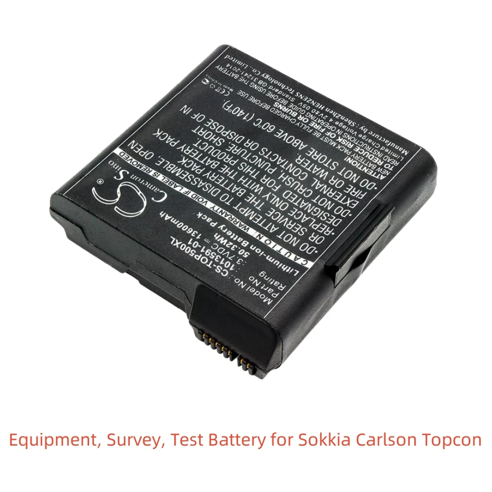 Литий-ионная батарея для Sokkia Carlson Topcon 3 7 В 13600 мАч SHC-5000 RT3 FC-5000 1013591 -01
