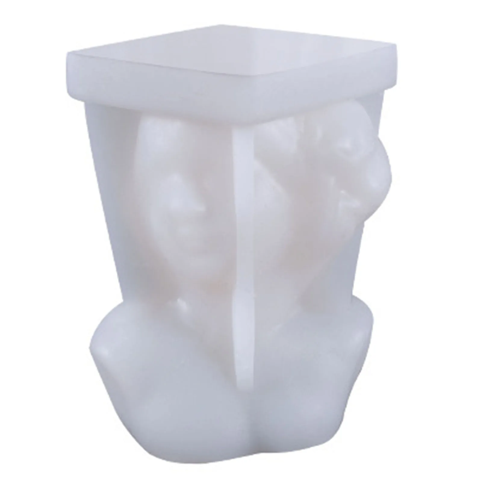 

Candle Silicone Casting Die Girl Bust Shape Multifunctional Soft Stencil DIY Craft Tools For Chocolate Soap Cake Wax