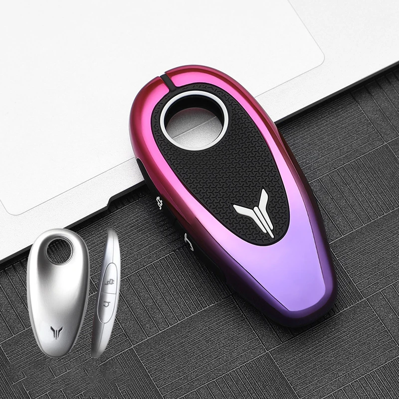 

Чехол из цинкового сплава для автомобильного ключа Voyah Free 2022 2023 2024 2025, защитный чехол с цепочкой, аксессуары для украшения интерьера