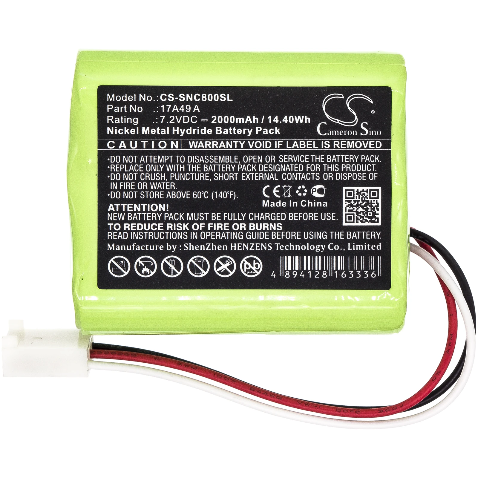 

Аккумулятор Cameron Sino 2000 мАч для Sencore 17A49 A AVT-800217 D 17A49 A