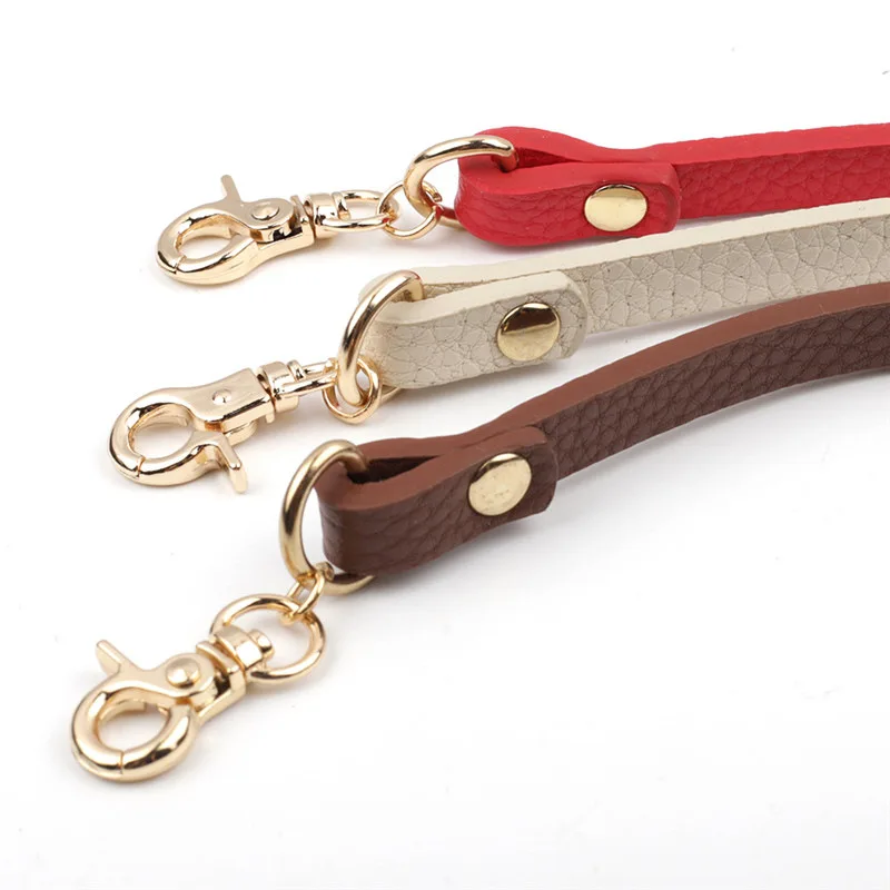 30cm Short PU Leather Handbag Strap Bag Handles DIY Replacement Purse Handle for Handbag Belts Strap Bag Accessories