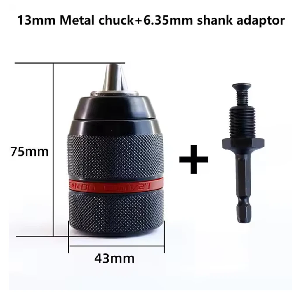 Профессиональный бесключевой сверлильный патрон 1/2-20UNF 10 мм 13 мм