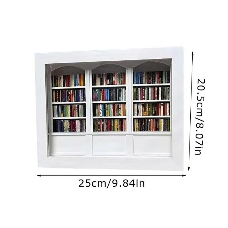 Маленькая книжная полка деревянный карманный книжный шкаф ручной работы