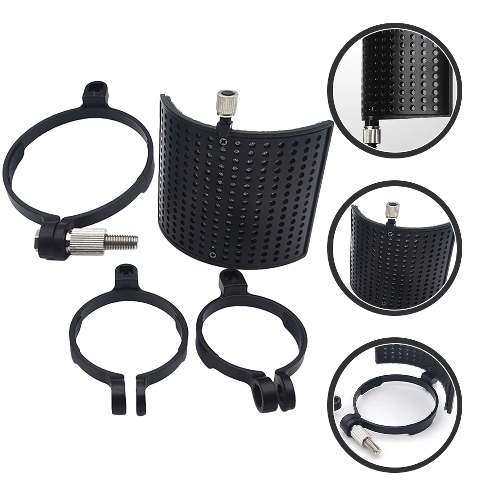 

Microphone Mic Cover Windshield Accessories Windproof Protector Guard Reduction Noise Denoise Screen Booth Vocal Portable