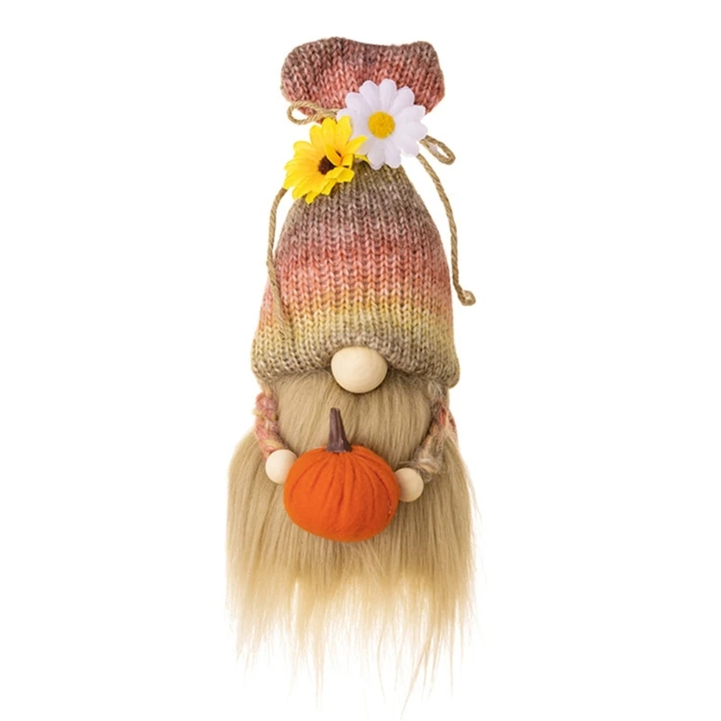

Thanksgiving Gnomes Decoration Handmade Pumpkin Tomtes Swedish Gnomes Tomtes