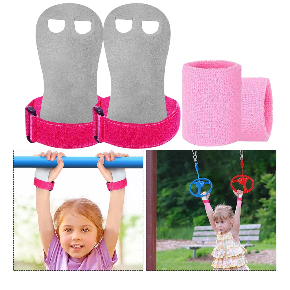 

Palm Wrist Set Wristbands Kids Youth Weightlifting Supplies Pad Portable Gymnastics Grips Children Sports