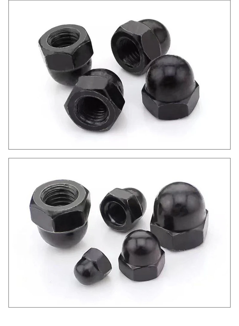

cap nut Acorn Cap Nut 4M5 M6 M8 M10 M12M16M20 Decorative Cap Nuts Caps CoversHexagon Plastic