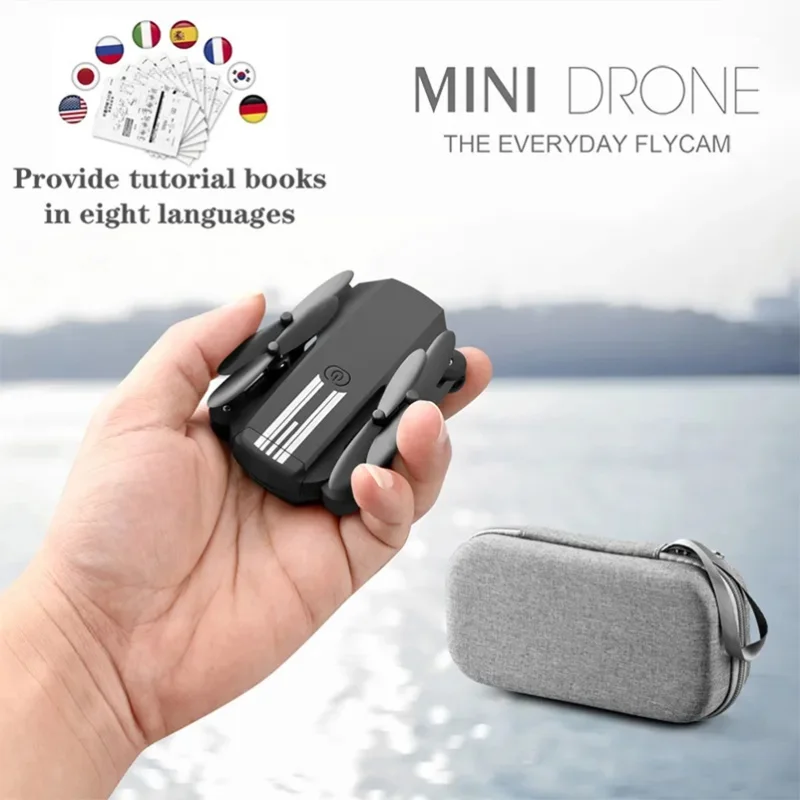 

LS-MIN Mini 4K 1080P 480P HD Camera RC Foldable drone FPV WiFi Selfie Helicopter Profesional Drones RC Quadcopter Toys for boys