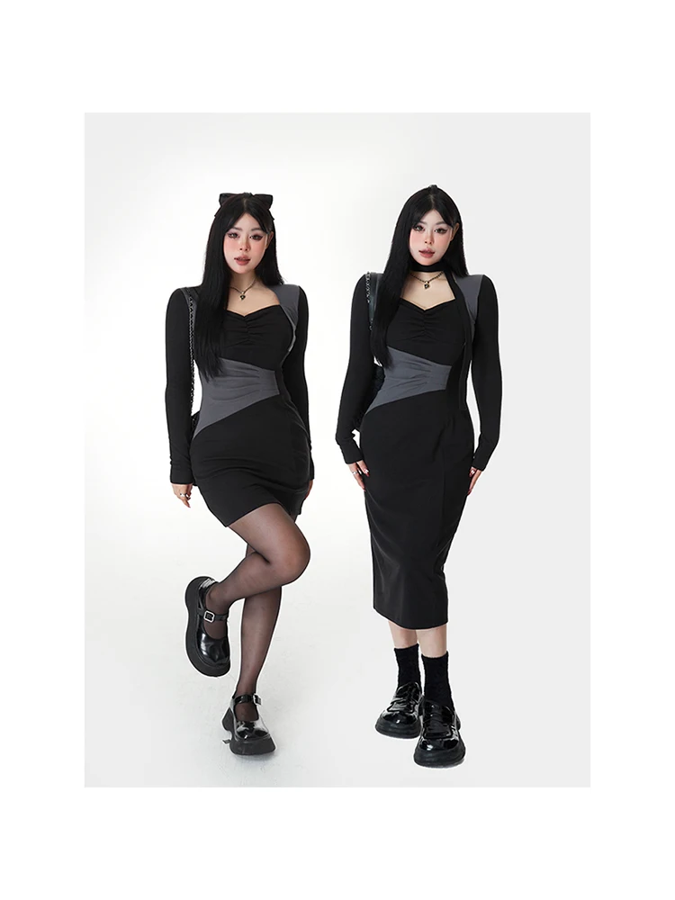 

2023 Summer Women's Dress Fashion Sexy Long Sleeve Bodycon Bandage Mini Dresses Elegant Slim Party Long Sleeve Vestidos