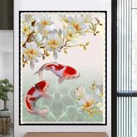 swimming goldfish diy 5d diamond painting series full drill square embroidery mosaic art picture of rhinestones home decor gifts