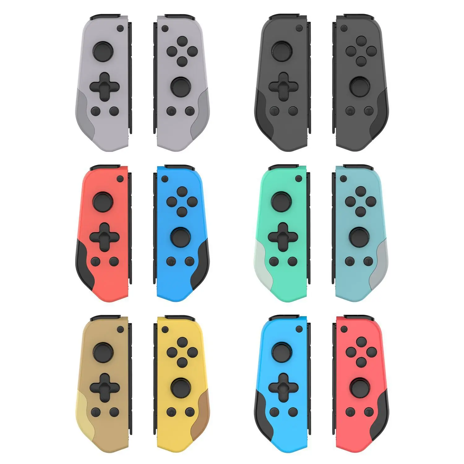 

Wireless Bluetooth Controller Gamepad with Turbo Double Vibration Six Aixis Game Grip for Switch