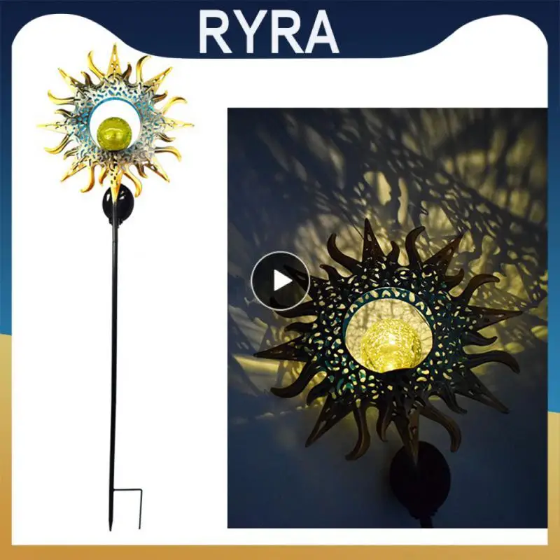 

Smartlight Gardens Light Yard Lamp Solar Anti-sunburn Hollow Out Lawn Lamp Garden Decoration Revivalism Projection Lamp