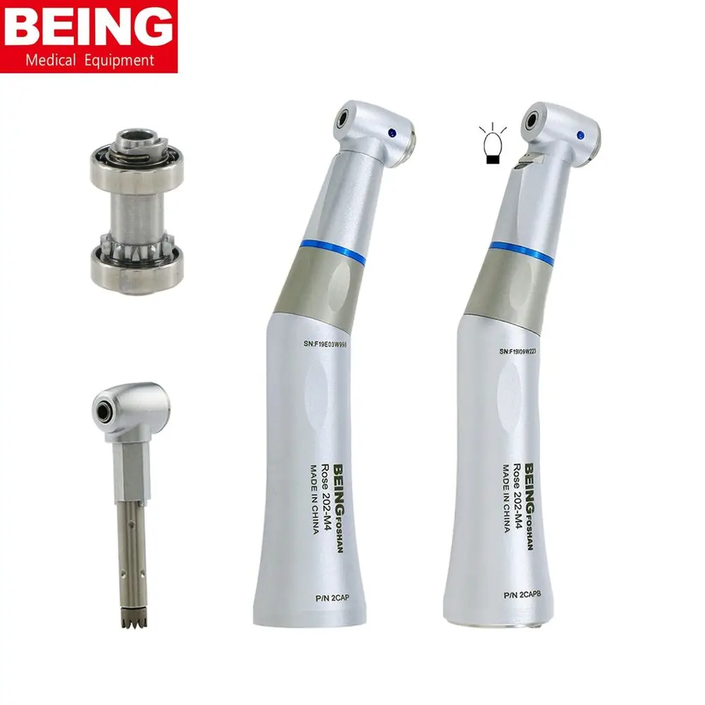 

BEING Dental INTRA Head 1:1 Fiber Optic Contra Angle Handpiece CA Bur Fit KaVo