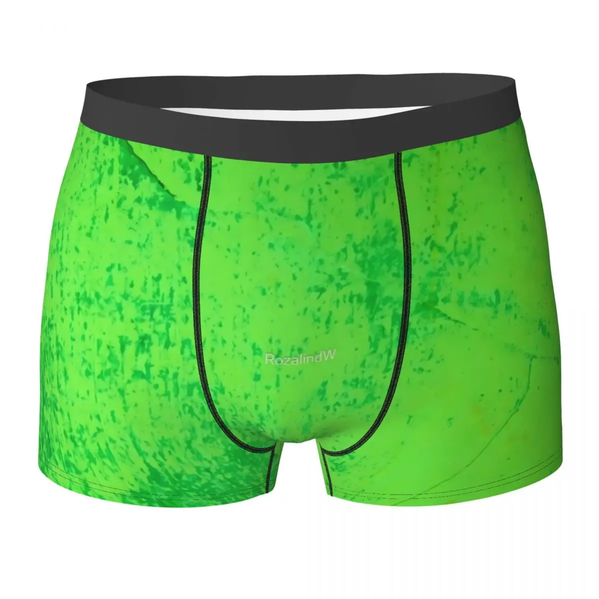 

Зеленое нижнее белье с принтом Моха, эластичные трусики с абстрактным рисунком, индивидуальные шорты, мужские трусы с карманом, шорты-боксеры