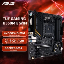 ASUS New TUF GAMING B550M-E (WI-FI) Motherboard  Kit Ryzen AM4 CPU Micro-ATX B550M AMD B550 DDR4 Xeon 4600(OC) MHz 128G