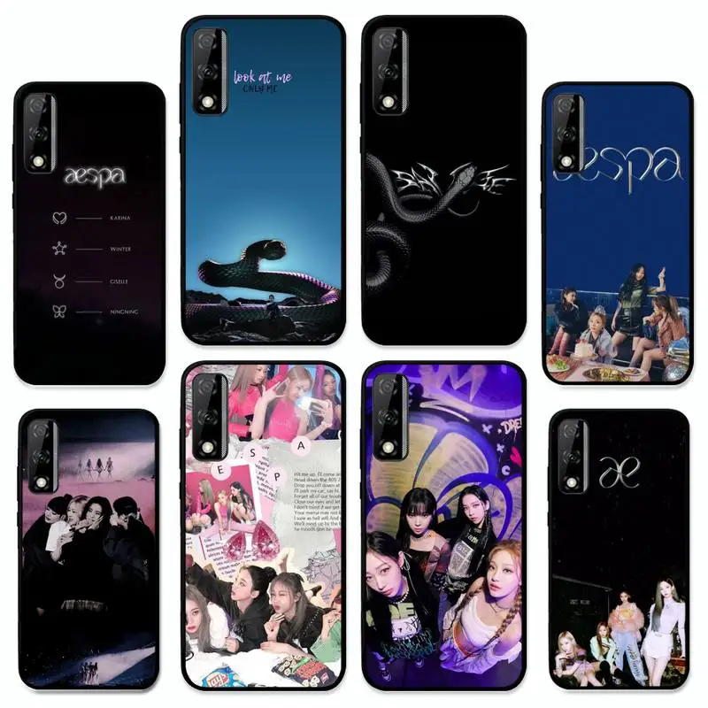 

aespa kpop Phone Case For Huawei Y9 Y8 Y6 Prime Y7 Pro Y8s Y5 Mate 20 Pro 10 lite Cover