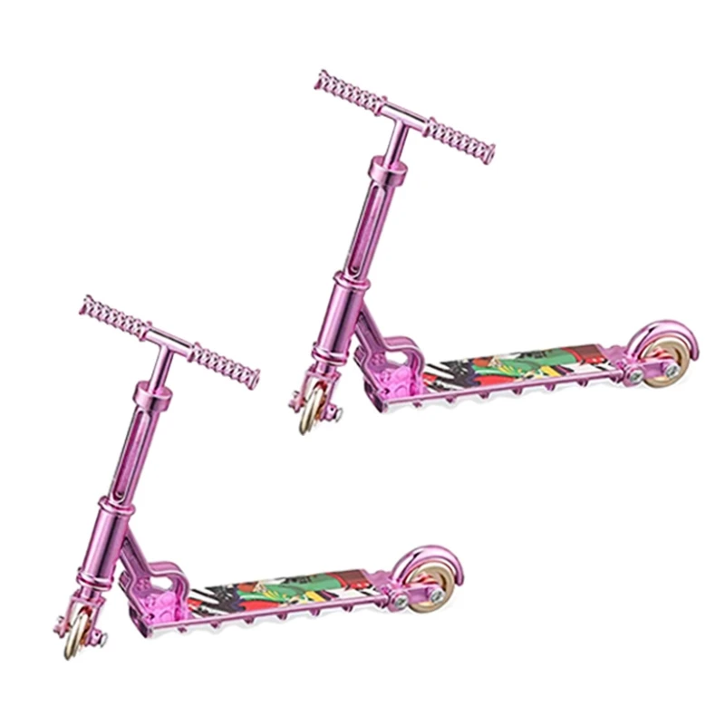 

2 Pcs Interactive Finger Scooter Mini Finger Skateboards Toy for Fingerboard Obstacles, Fingerboard Parks, Competitions