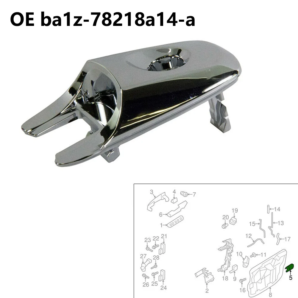 

Brand New Lock Cylinder Cover Cylinder Cover Accessories BA1Z78218A14A Chrome Parts Replacements Sliver Indoor