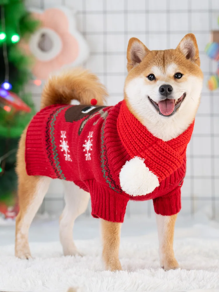 

Одежда для собак на Хэллоуин осенний и зимний свитер Тедди фадоу зимняя одежда для маленьких и средних собак щенков Досуг Рождество