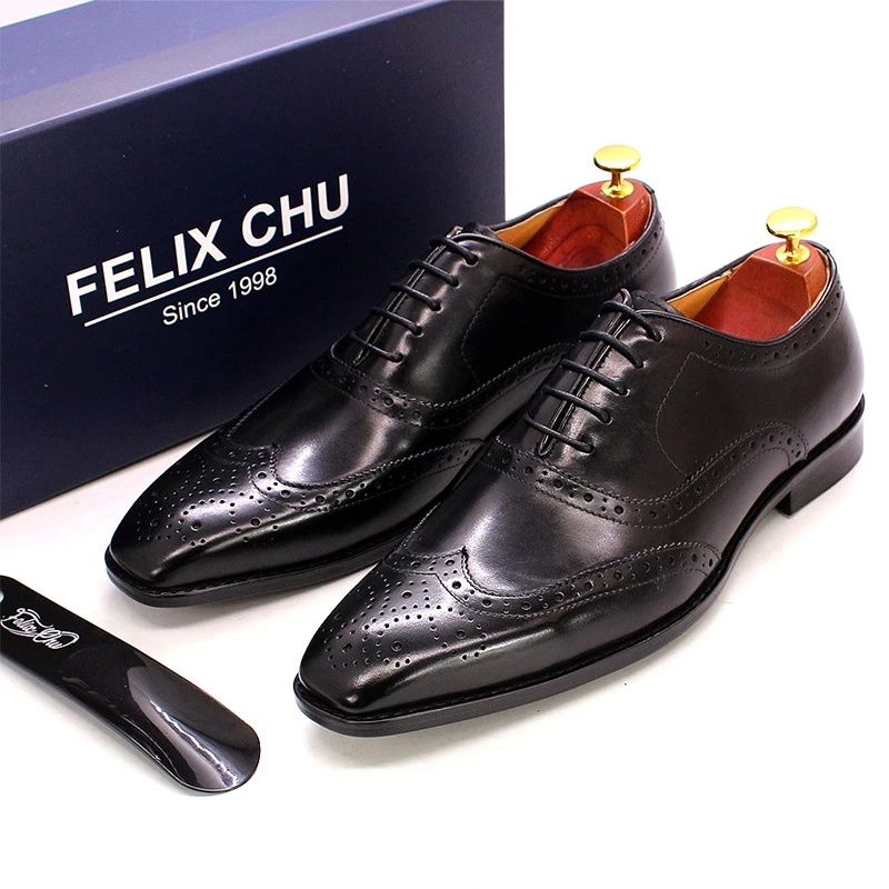 Size 6-13 Handcrafted Mens Wingtip Oxford Shoes Genuine Calfskin Leather Brogue Dress Shoes Classic Business Formal Shoes Man 3 Size 6-13 Handcrafted Mens Wingtip Oxford Shoes Genuine Calfskin Leather Brogue Dress Shoes Classic Business Formal Shoes Man 3