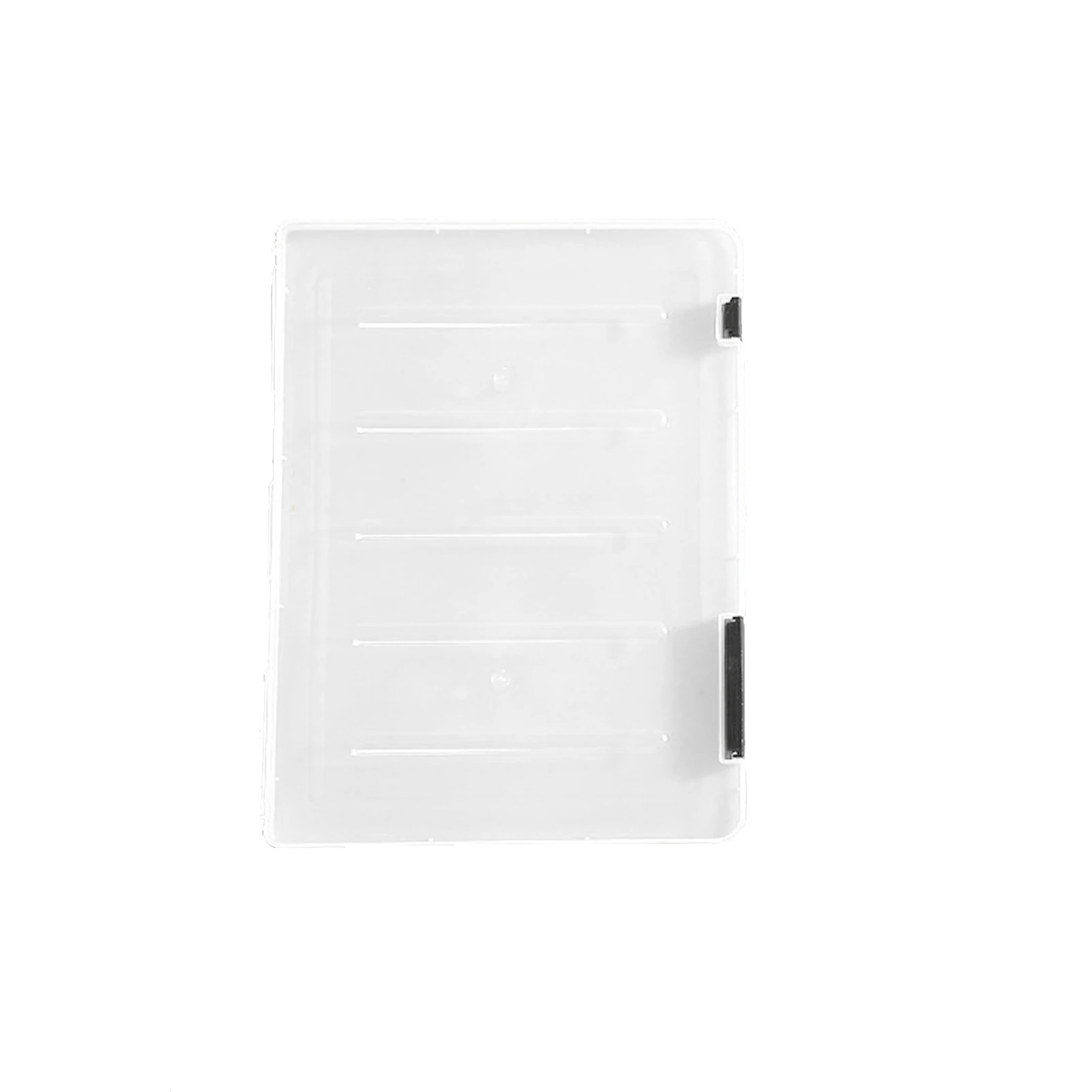 

File Box PP Buckle Closure Transparent School Office Non Slip Multifunction Document Holder Portable Home Stationery Durable