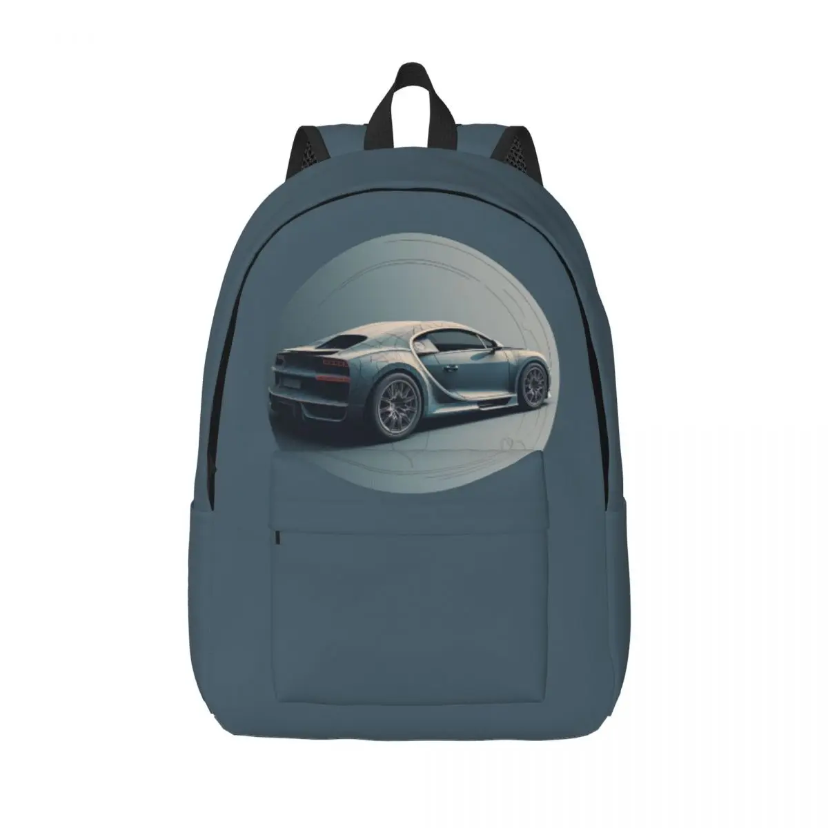 

Sports Car Canvas Backpacks Simple Circle Minimalistic Summer Lightweight Backpack Cute Bags