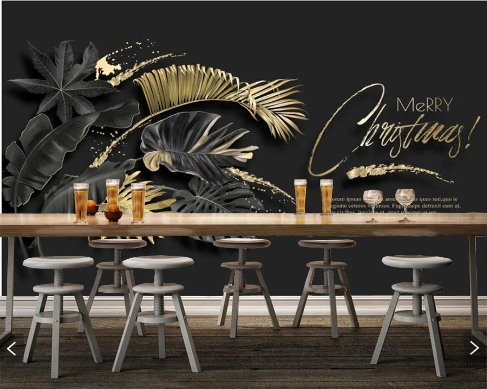 Купить «Обои на заказ в европейском и американском стиле с пальмовыми ...