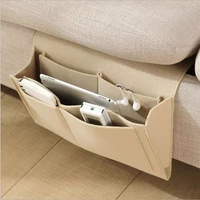 felt bedside storage organizer anti slip bedside bag bed sofa side pouch hanging couch storage bed holder pockets for sofa