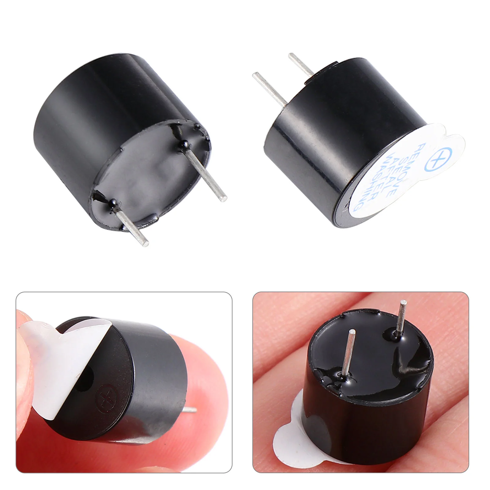 

12Pcs Magnetic Buzzer Practical Small Printers Buzzer Computer Buzzer Electronic Components Beep Tone Alarm for Printers