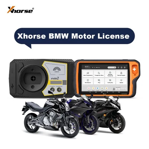 Xhorse для BMW Мотоцикл OBD ключ обучение лицензии для VVDI2 и VVDI ключ инструмент плюс авторизация двигателя для BMW
