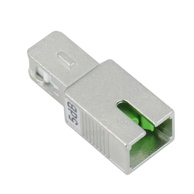 5 шт./пакет SC(папа)/APC-SC(мама)/APC одномодовый оптоволоконный аттенюатор SC/APC-SC/APC 1 дБ 2