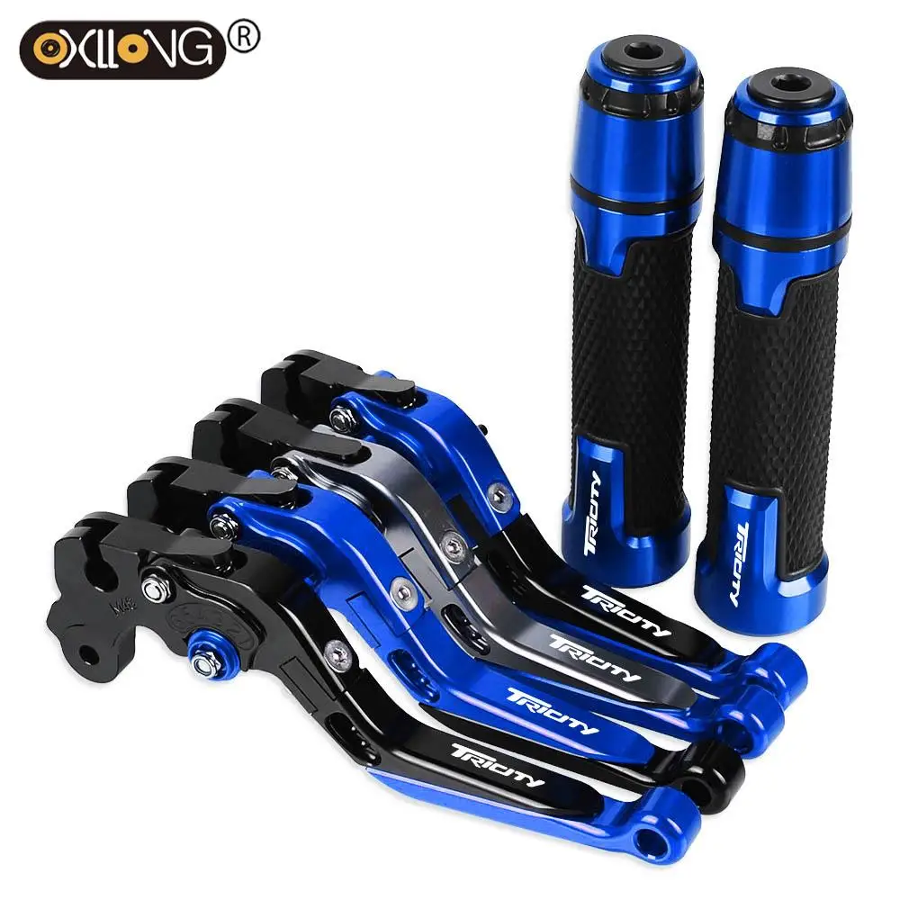 

For YAMAHA TRICITY 125 155 TRICITY125 TRICITY155 Motorcycle Brakes Tie Rod Handbrake Brake Clutch Levers Handlebar Grips ends