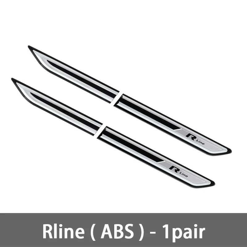 

4 шт. ABS R Line логотип автомобиля наклейки на крыло Magotan письмо слово дверная эмблема значок для Volkswagen VW Magotan B8 Rline Стайлинг