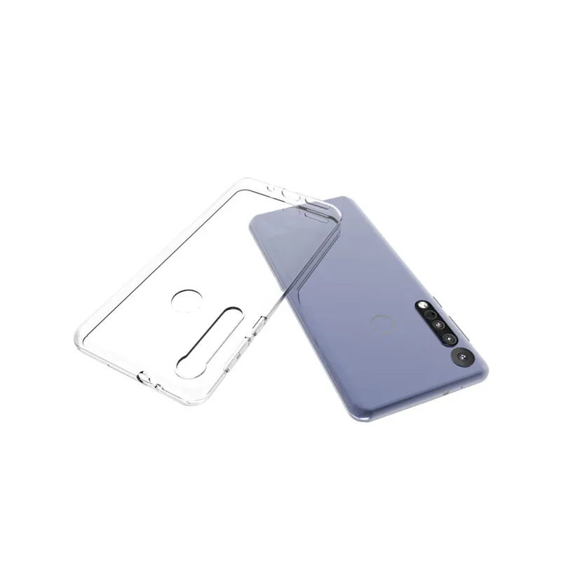 

For Motorola Moto One Macro Soft TPU Phone Case for Moto One Zoom Silicon Transparent Clear Phone Protection Cover Case