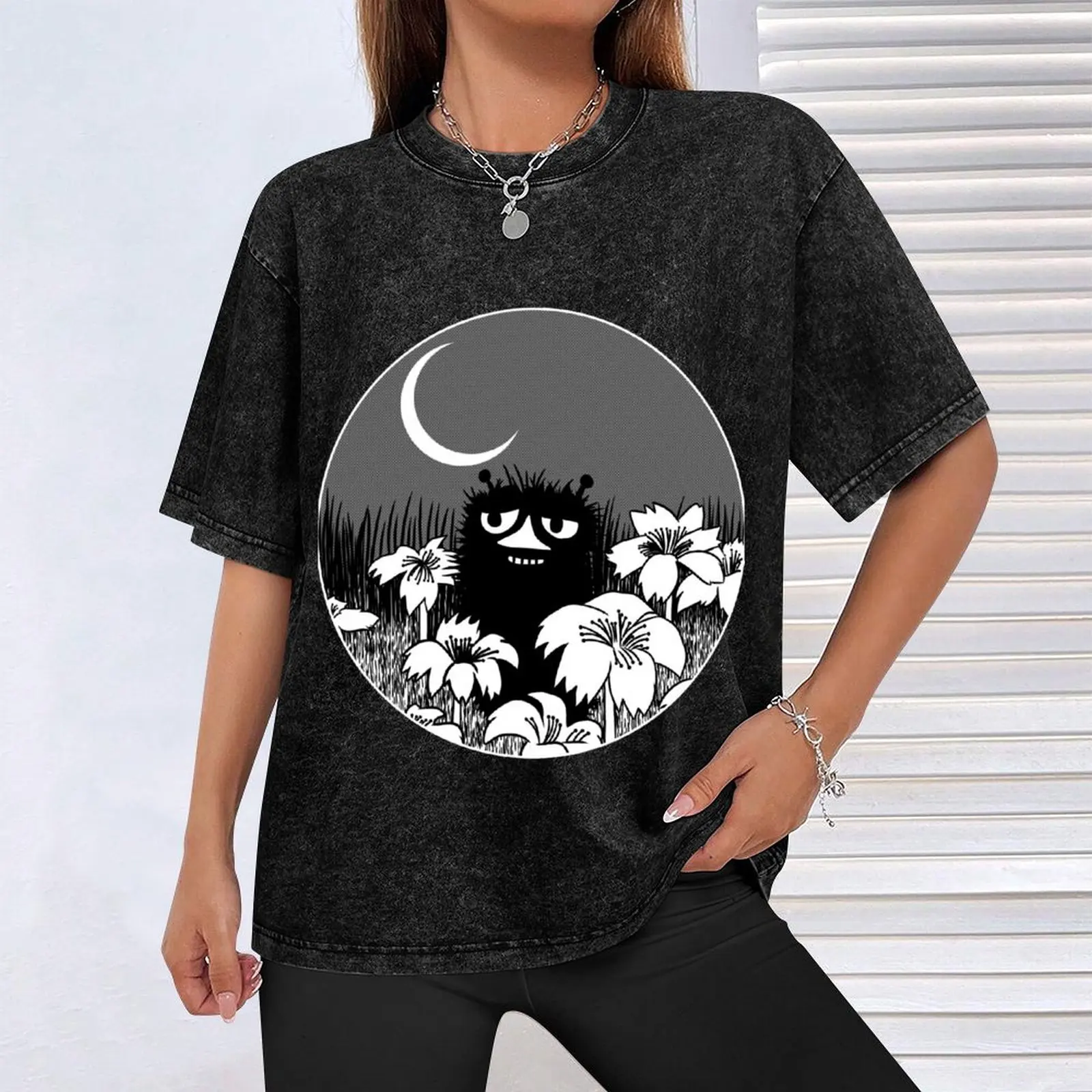 Stinky футболка милая одежда мешковатые рубашки с рисунком уличная для мужчин