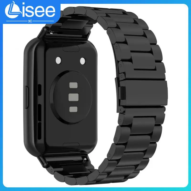 

Sweatproof Replaceable Strap Waterproof Smart Accessories Stainless Steel Strap Thickened Metal Steel Watchband